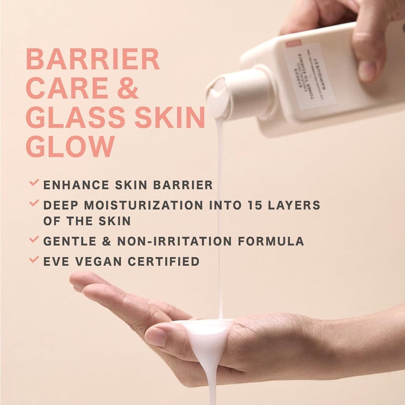 Rawquest [2 Pack] Barrier Enhancing Toner to Essence (200 + 50ml), Deeply Moisturizing, Soothing with Panthenol, Ceramide-NP, Triple Hyaluronic Acid | Hypoallergenic Skincare for Sensitive & Dry Skin - Image 3